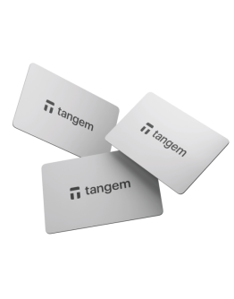 Криптовалютный NFC кошелек Tangem 2.0 White набор из 3 карт для криптовалюты