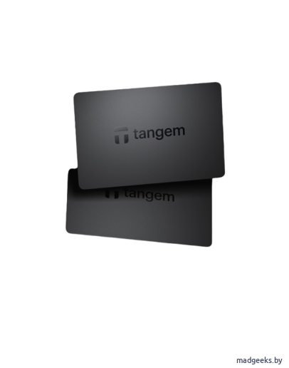 Криптовалютный NFC кошелек Tangem 2.0 Black набор из 2 карт для криптовалюты